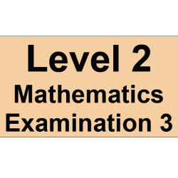 Mathematics Level 2 Examination 3